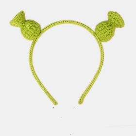 Shrek Green Handmade Wool Crocheted Head