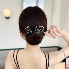 Hair Curler Fish Tail Elegant Flower (Option: Coral)