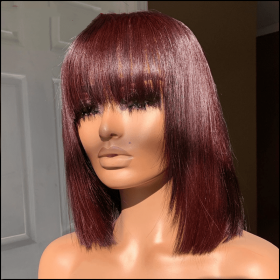 Bangs Short Hair Wig Breathable And Natural (Option: 25cm)