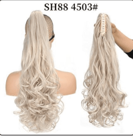 Fluffy Natural Lifelike Claw Clip Ponytail Wholesale (Option: 24style)