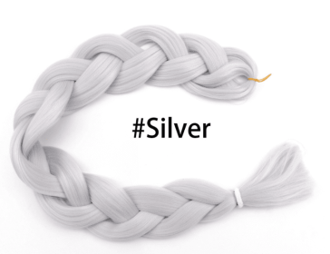 Dirty braids and big braids (Color: silver)