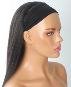 Ice HaIr Band WIg Hoods For Long StraIg (Option: 16inch)