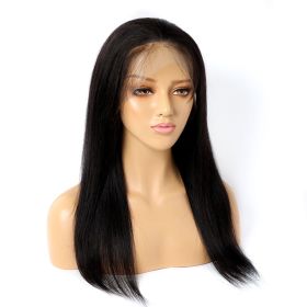 Real Human Hair Wig Lace Hair Set 9a Hair Quality Straight Hair (Option: 13x4T Lace-28inch)