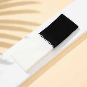 Elastic And Sweat-absorbing Panda Cows Pattern Sports Knitted Hair Band (Option: Black And White Color Matching)